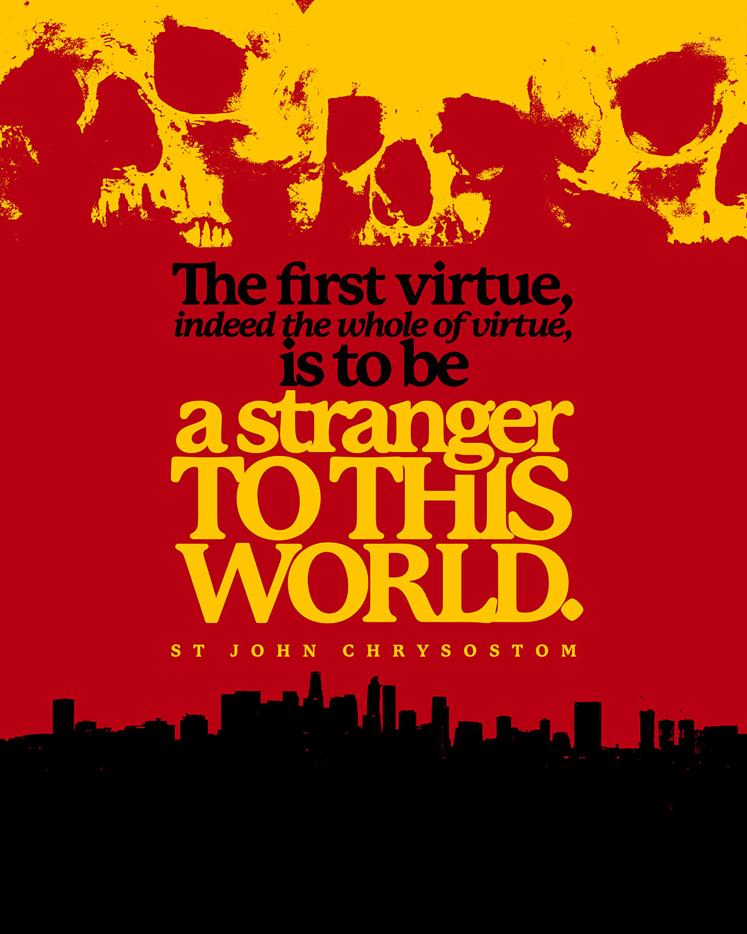 A Stranger To this World (St John Chrysostom) No. 1 | Orthodox Christian T-Shirt