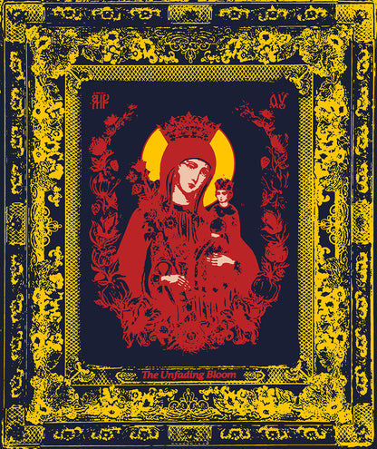 The Unfading Bloom (Theotokos Iconographic) No. 1 | Orthodox Christian Hoodie