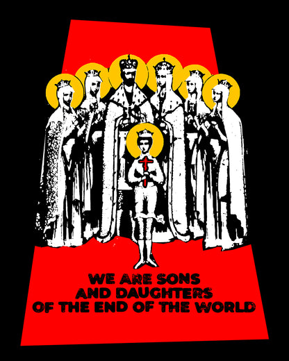 We Are Sons and Daughters of the End of the World (Royal Martyrs of Russia) No. 1 | Orthodox Christian Jersey Tank Top / Sleeveless Shirt