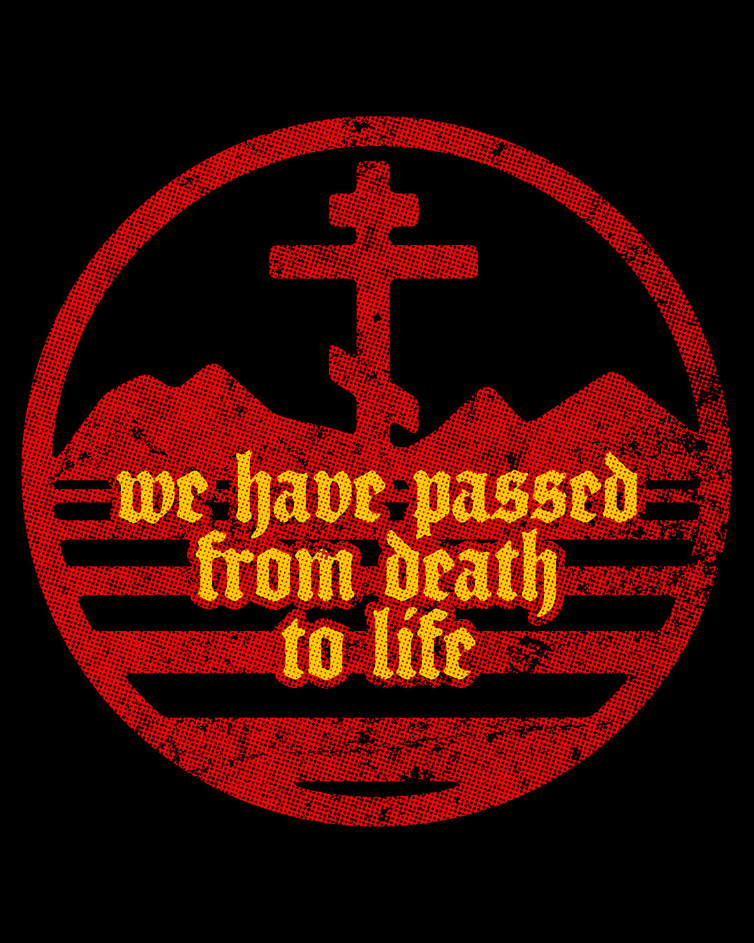 We Have Passed From Death to Life (1 John 3:14) No. 1 | Orthodox Christian Jersey Tank Top / Sleeveless Shirt