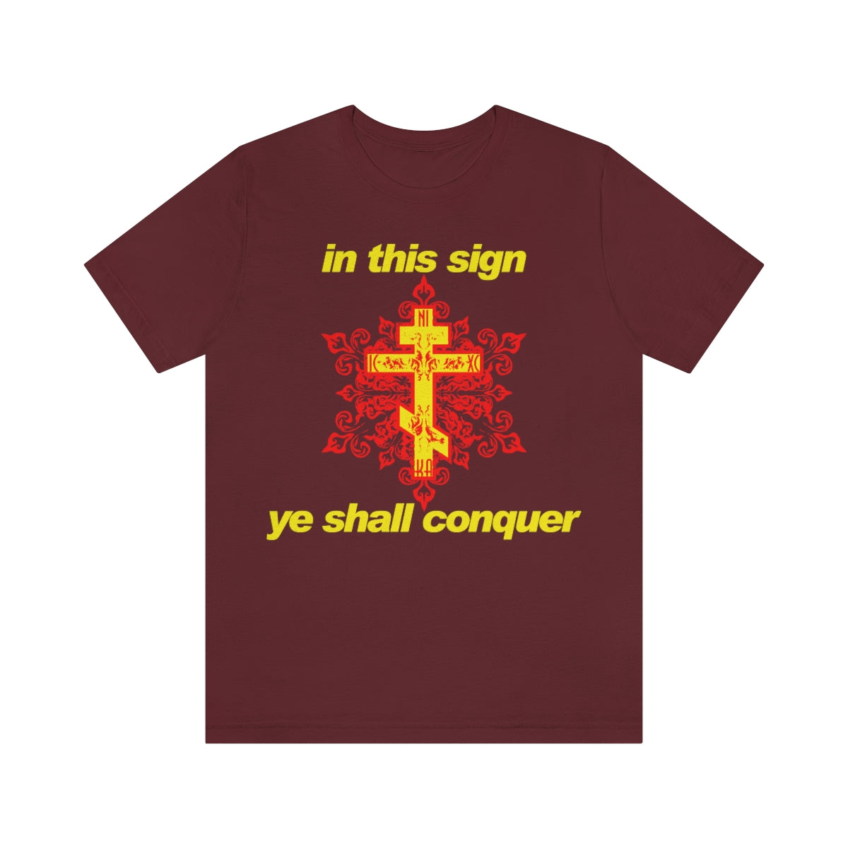 In This Sign Ye Shall Conquer No. 4 | Orthodox Christian T-Shirt
