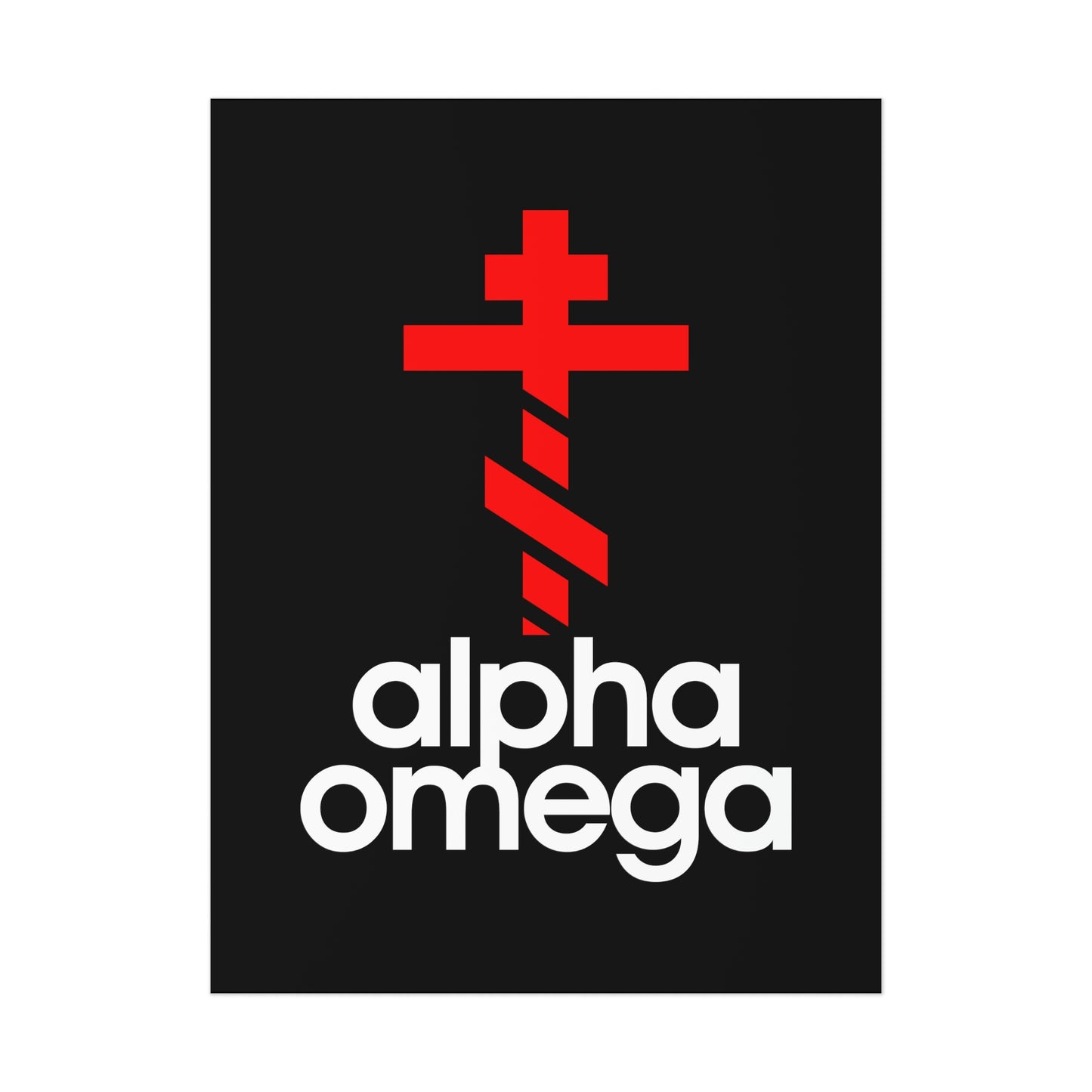 Alpha & Omega No. 1 | Orthodox Christian Art Poster