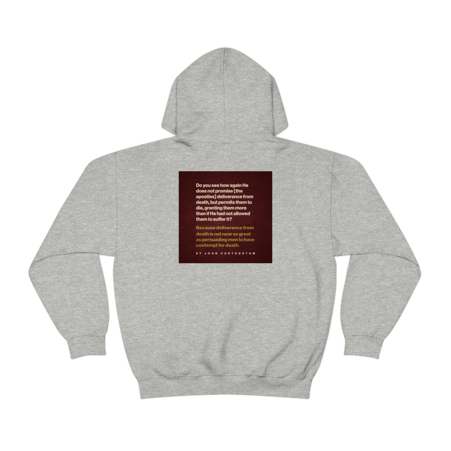 Do Not Fear Those Who Kill the Body No. 1 | Orthodox Christian Double-Sided Hoodie / Hooded Sweatshirt