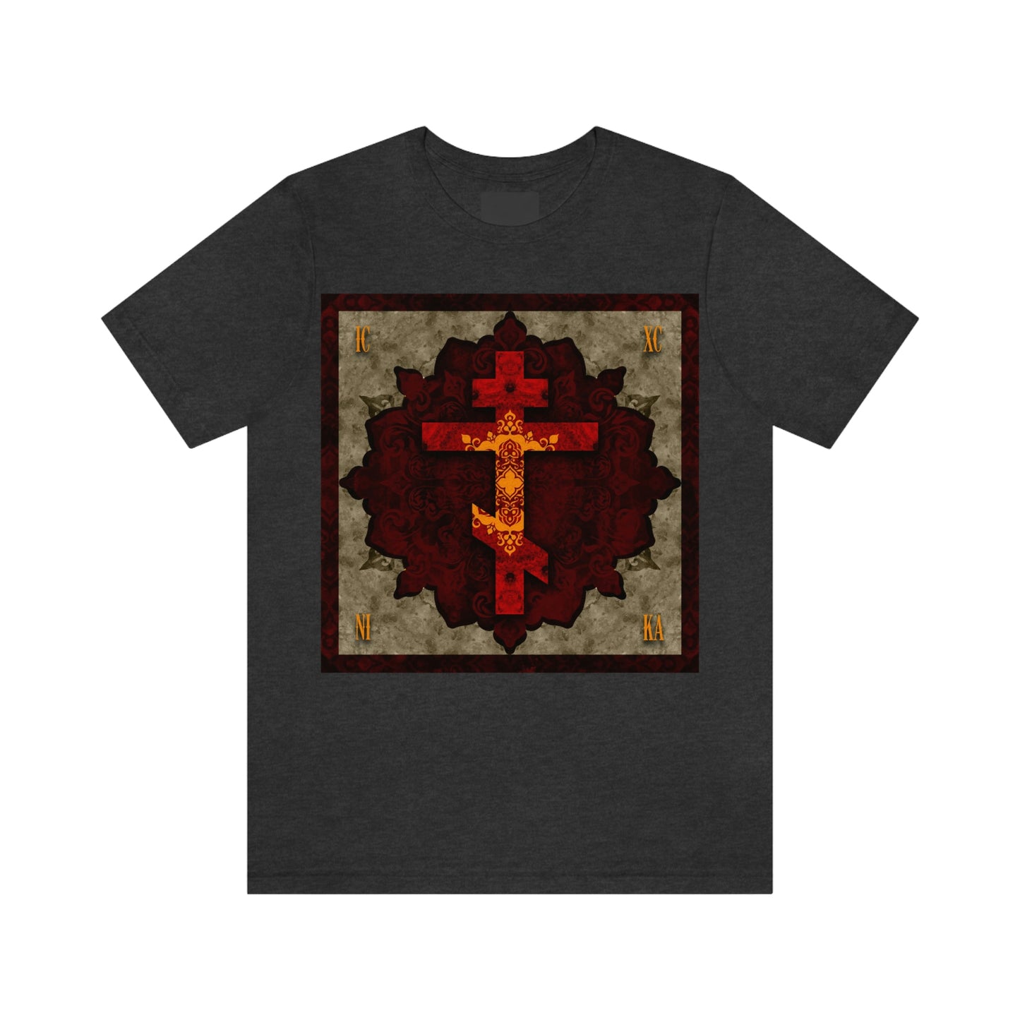 Art Cross: Ætheric Rose Window Cross Design No. 30 | Orthodox Cross