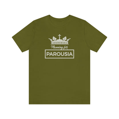 Planning for Parousia No. 1 (Minimal Design) | Orthodox Christian T-Shirt