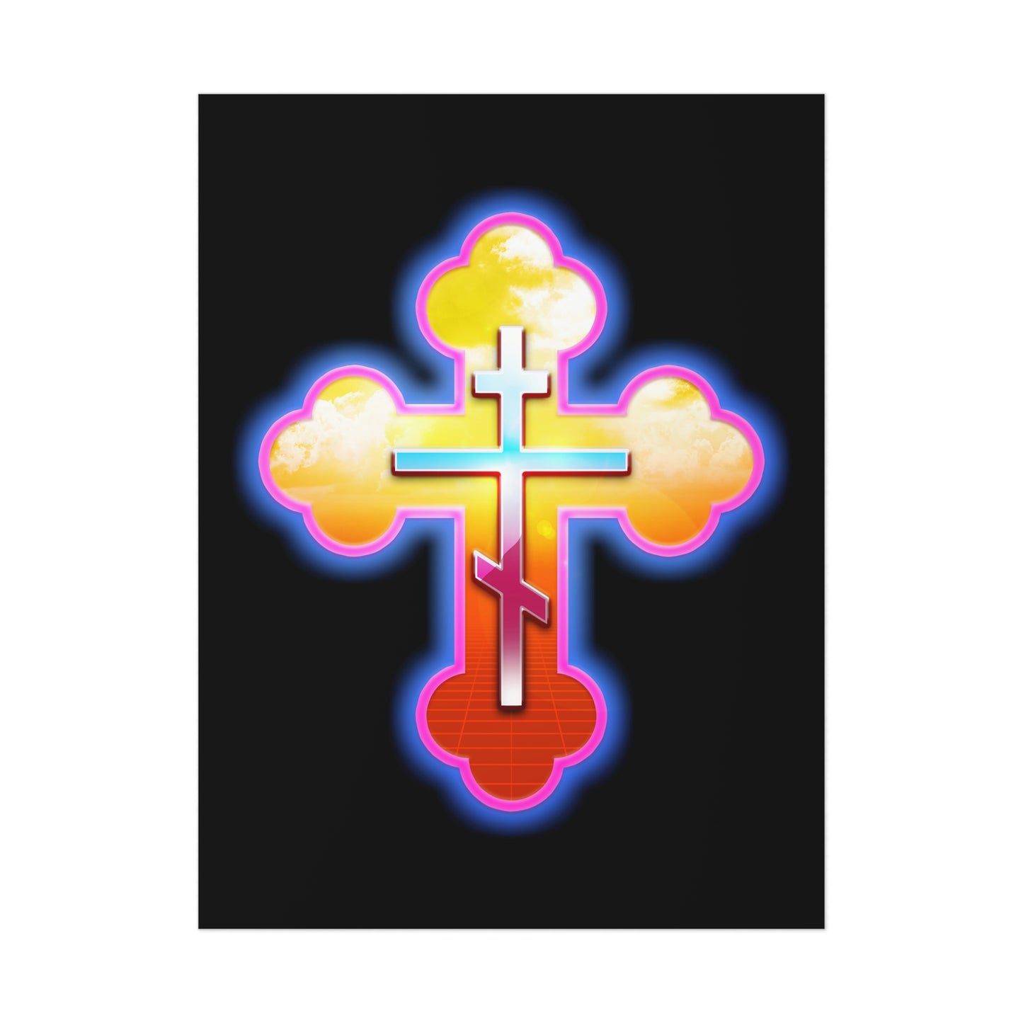 80s Cross No. 1 | Orthodox Christian Art Poster