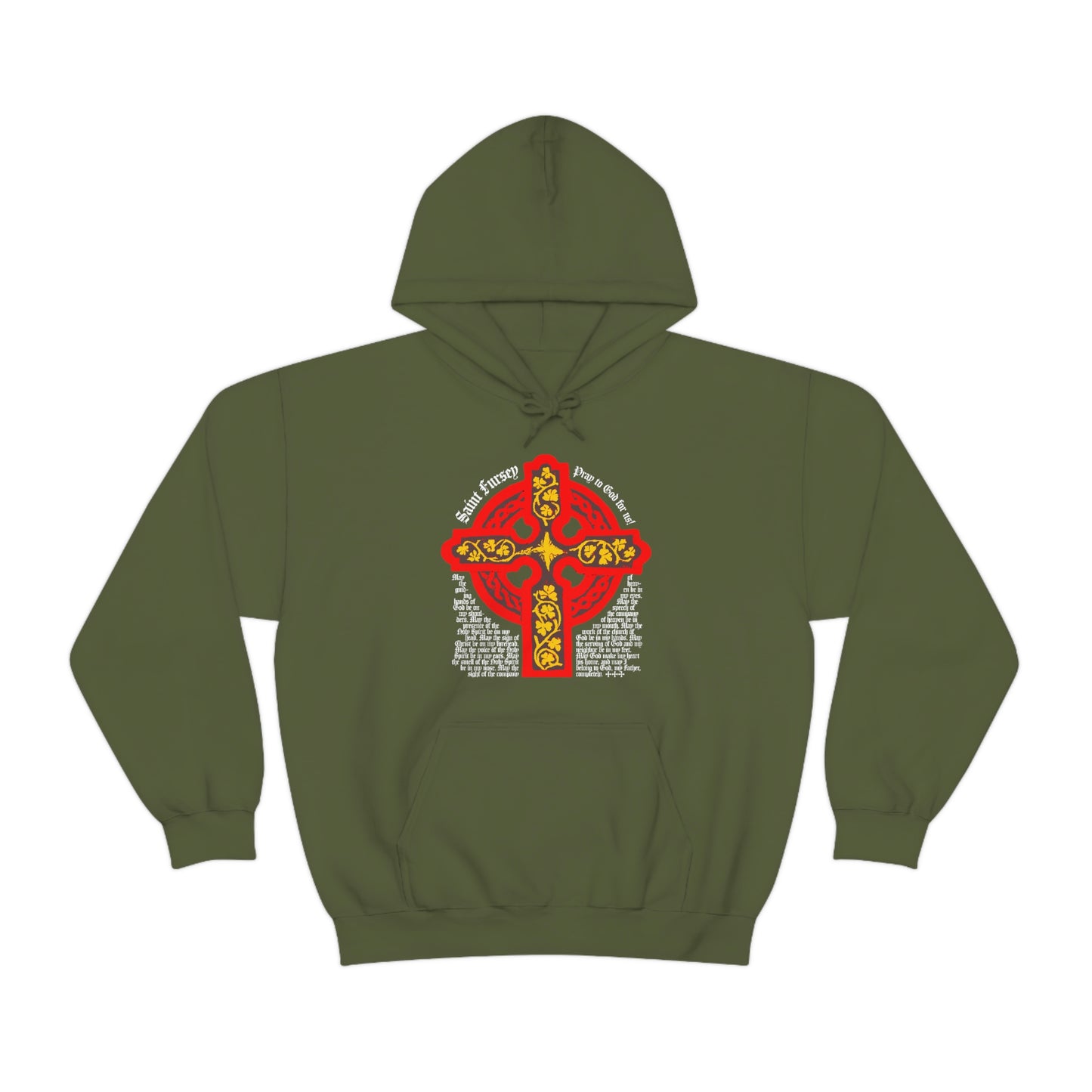 Lorica of St Fursey No.1 | Orthodox Christian Hoodie / Hooded Sweatshirt