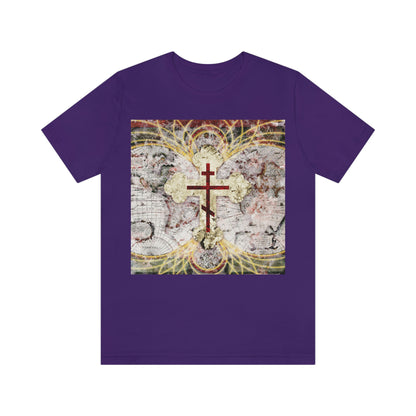 Art Cross: Magnetic Lines No. 1 | Orthodox Christian T-Shirt