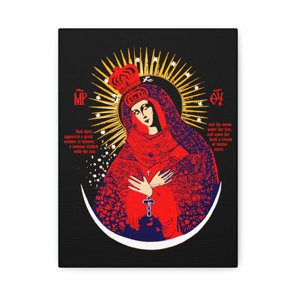 Our Lady the Gate of Dawn No. 1 | Canvas Icono-Graphic | Orthodox Christian Art