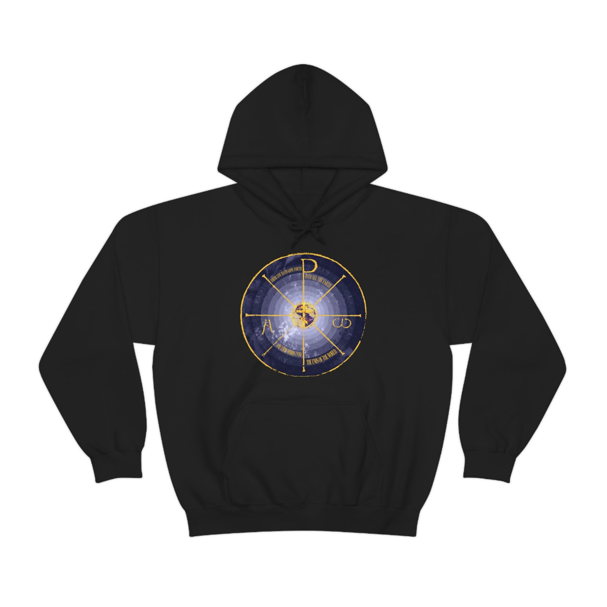 Geocentric Cross Chi Rho No. 1 Orthodox Christian Hoodie Hooded Sweatshirt