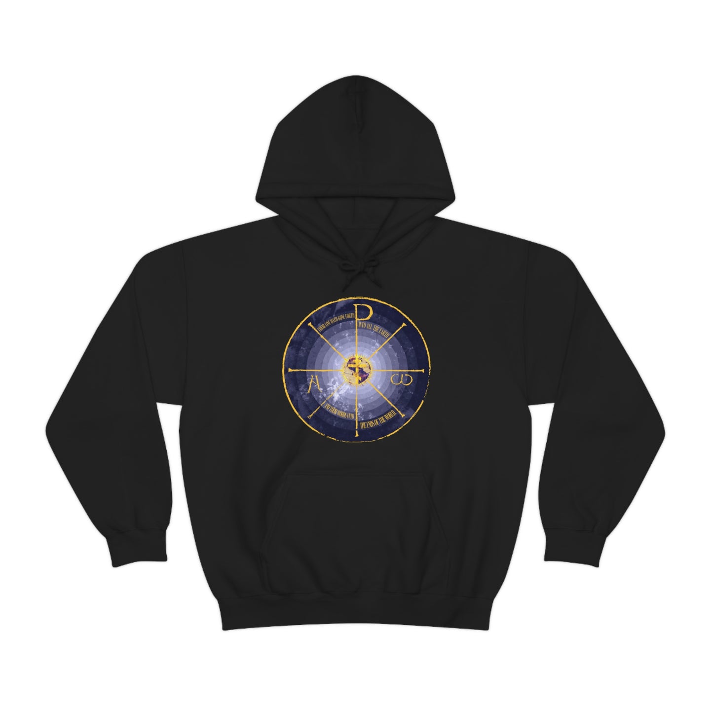 Geocentric Cross & Chi Rho No. 1 | Orthodox Christian Hoodie / Hooded Sweatshirt