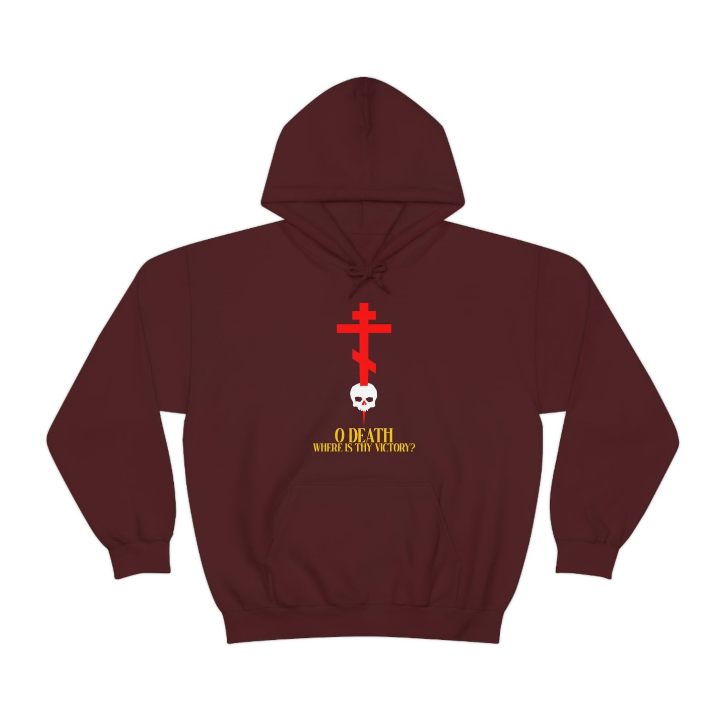 O Death Where is Thy Victory? No. 1 | Orthodox Christian Hoodie / Hooded Sweatshirt