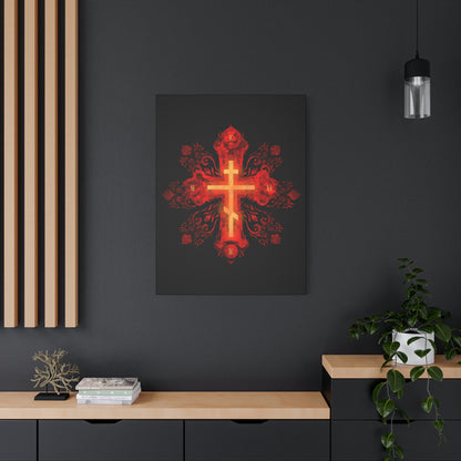 Art Cross: Russian Animation Style No. 1 | Orthodox Christian Canvas Art