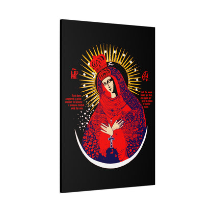 Our Lady the Gate of Dawn No. 1 | Canvas Icono-Graphic | Orthodox Christian Art