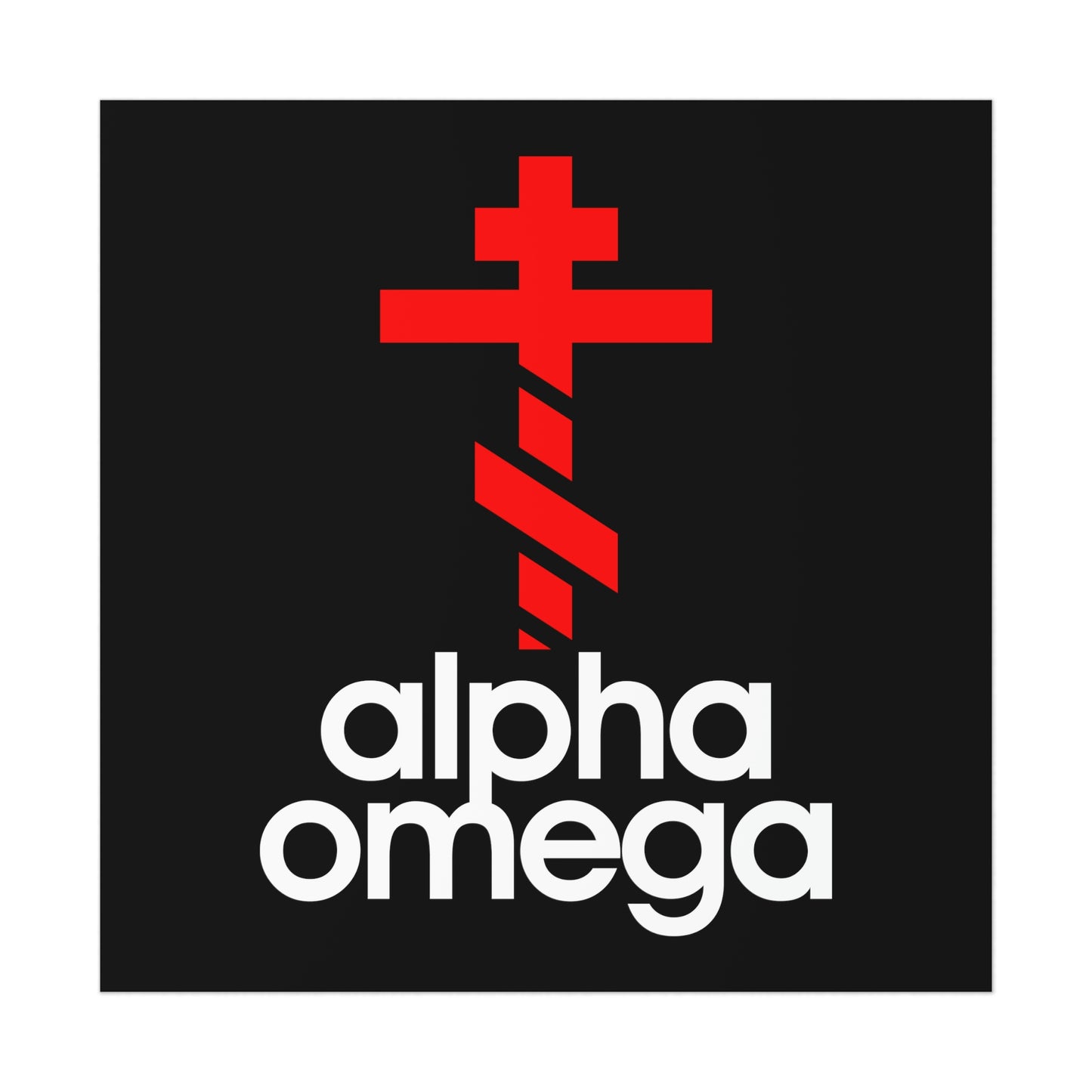 Alpha & Omega No. 1 | Orthodox Christian Art Poster