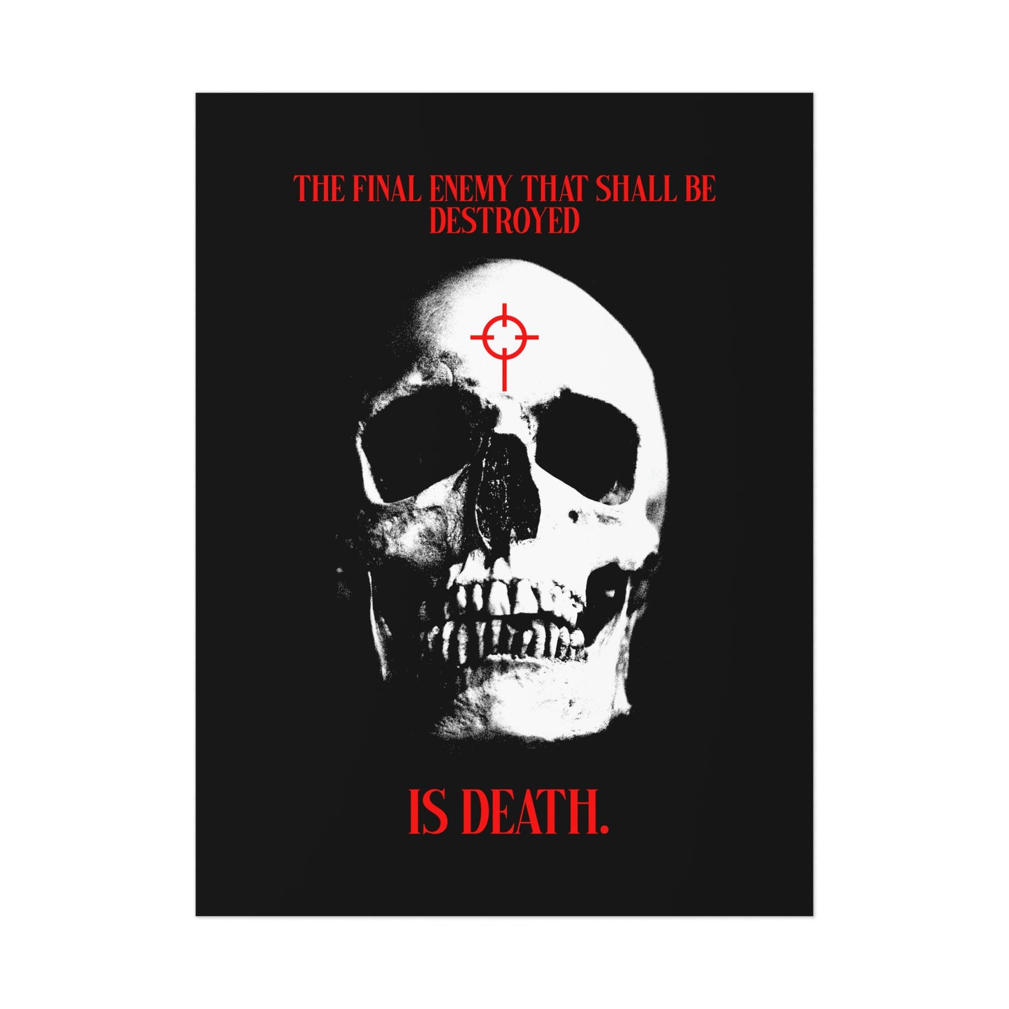 The Final Enemy That Shall Be Destroyed No.1 | Orthodox Christian Art Poster