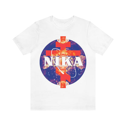 NASA / NIKA Logo Mashup Design No. 2 | Orthodox Christian T-Shirt