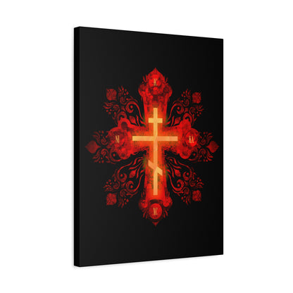 Art Cross: Russian Animation Style No. 1 | Orthodox Christian Canvas Art