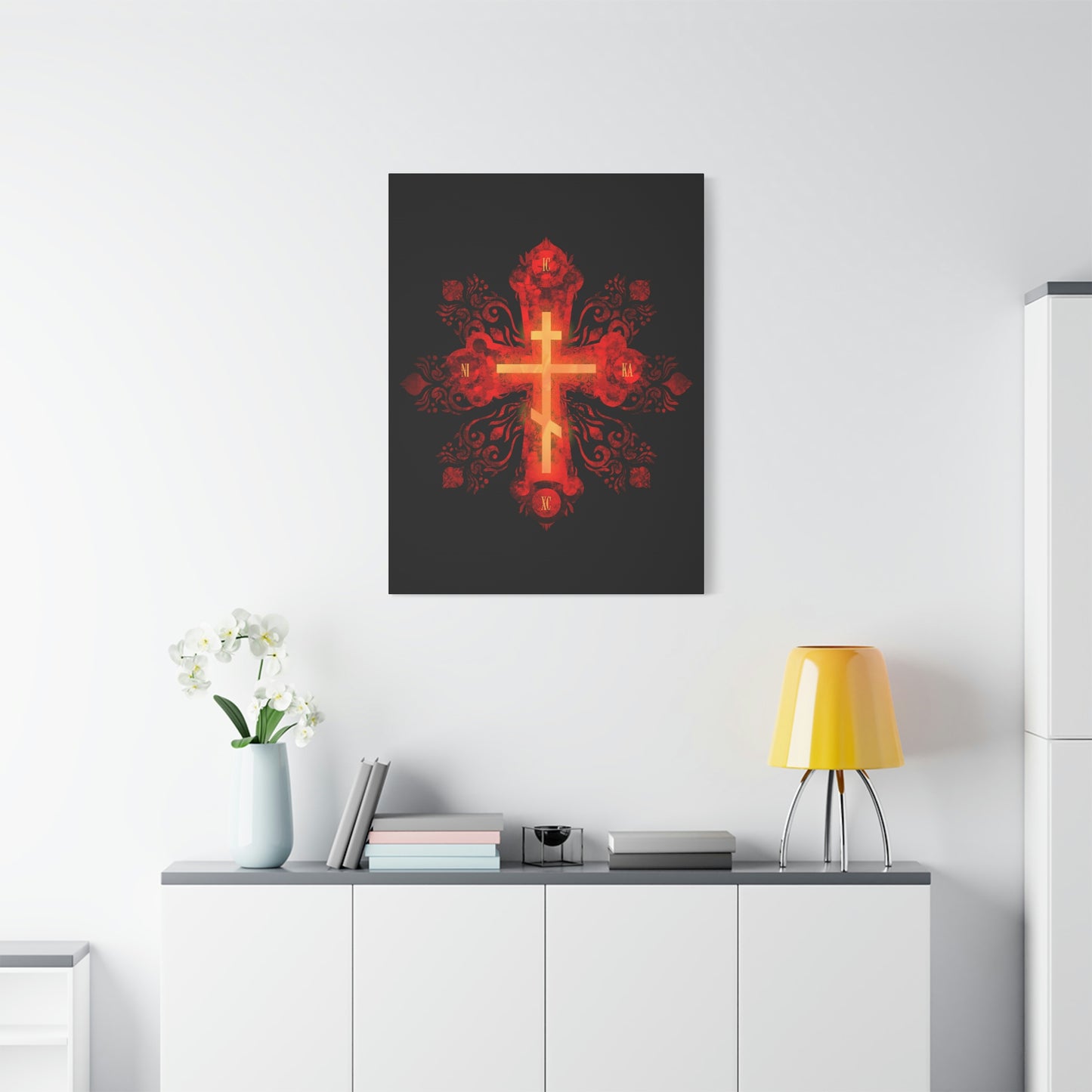 Art Cross: Russian Animation Style No. 1 | Orthodox Christian Canvas Art