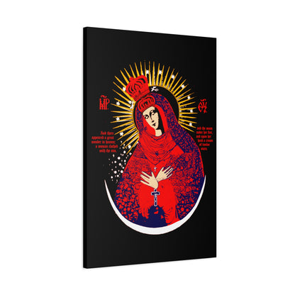 Our Lady the Gate of Dawn No. 1 | Canvas Icono-Graphic | Orthodox Christian Art