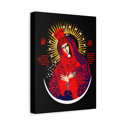 Our Lady the Gate of Dawn No. 1 | Canvas Icono-Graphic | Orthodox Christian Art