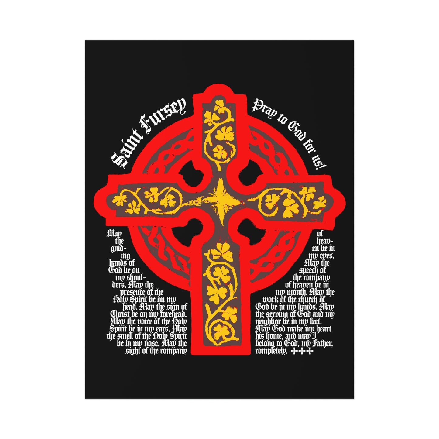 Lorica of St Fursey No.1 | Orthodox Christian Art Poster