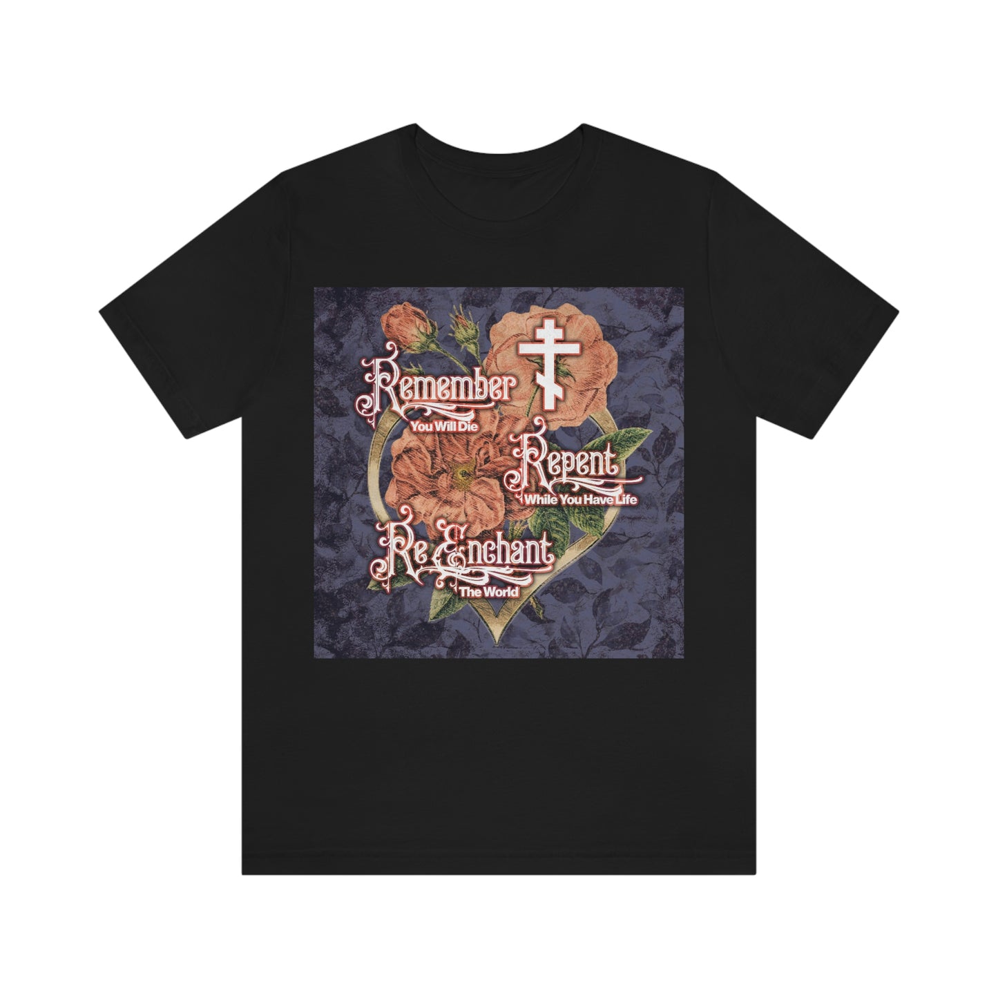 Remember Repent Re-Enchant: Victorian Design No.1 | Orthodox Christian T-Shirt