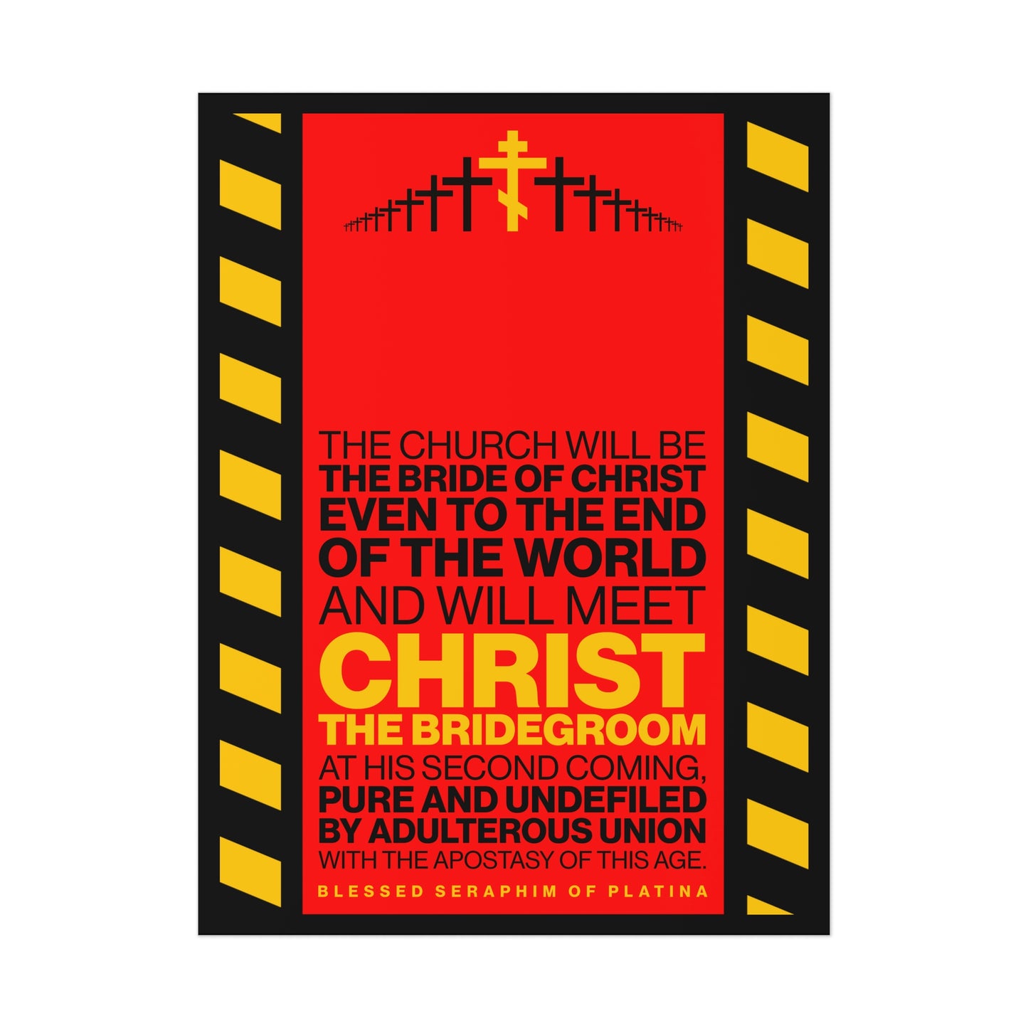 The Church Will Be the Bride of Christ No. 1 | Orthodox Christian Art Poster