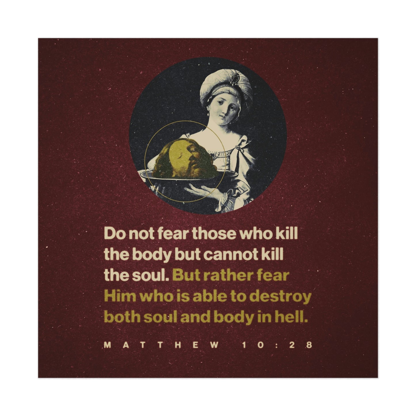 Fear Not Those Who Kill the Body No.1: Frame 1 | Orthodox Christian Art Poster