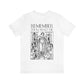 Remember You Will Die Shakespearean Woodcut Design No. 1 | Orthodox Christian T-Shirt