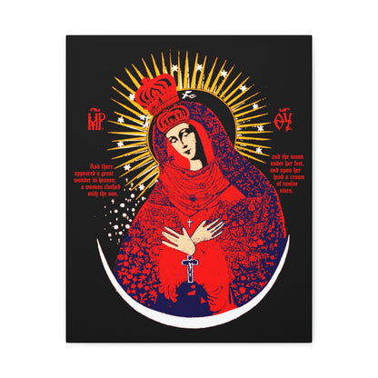 Our Lady the Gate of Dawn No. 1 | Canvas Icono-Graphic | Orthodox Christian Art