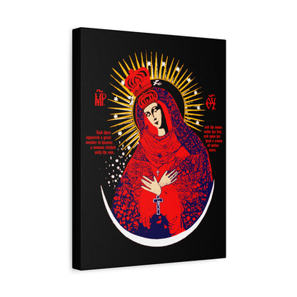 Our Lady the Gate of Dawn No. 1 | Canvas Icono-Graphic | Orthodox Christian Art