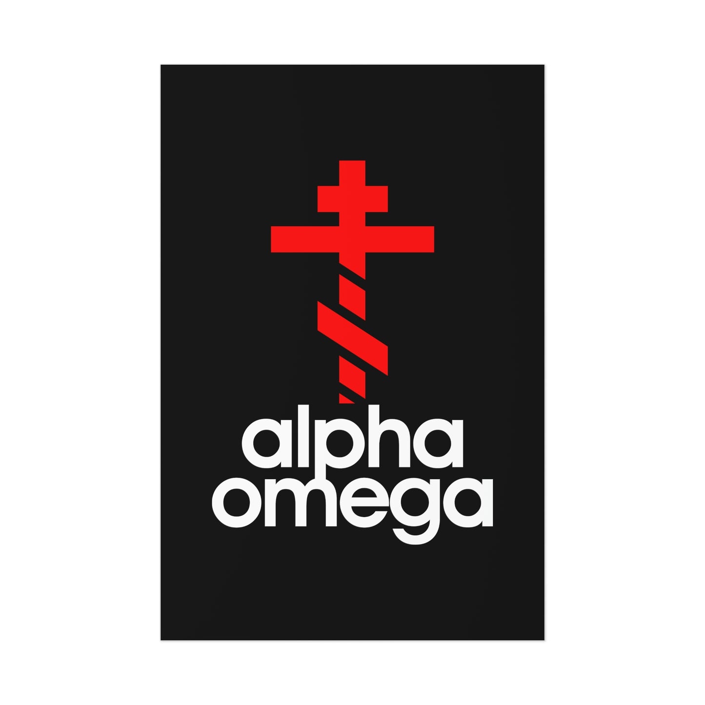 Alpha & Omega No. 1 | Orthodox Christian Art Poster