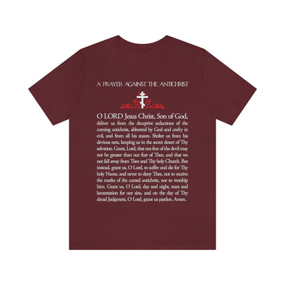 Prayer Against the Antichrist No. 1 | Orthodox Christian T-Shirt