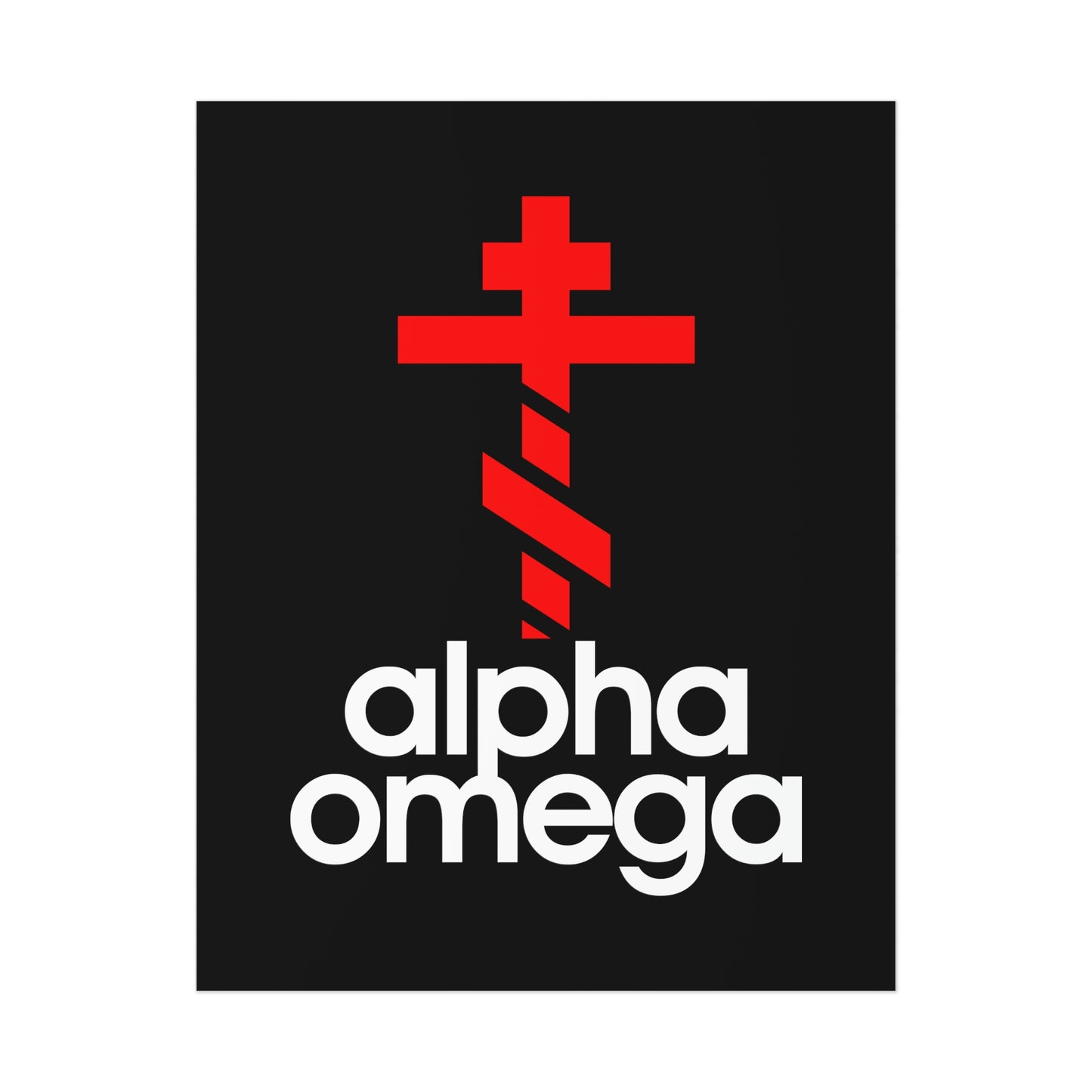 Alpha & Omega No. 1 | Orthodox Christian Art Poster