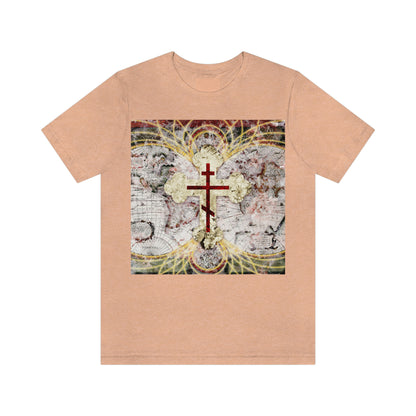 Art Cross: Magnetic Lines No. 1 | Orthodox Christian T-Shirt