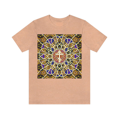 Art Cross: Rose Window No. 1 | Orthodox Christian T-Shirt