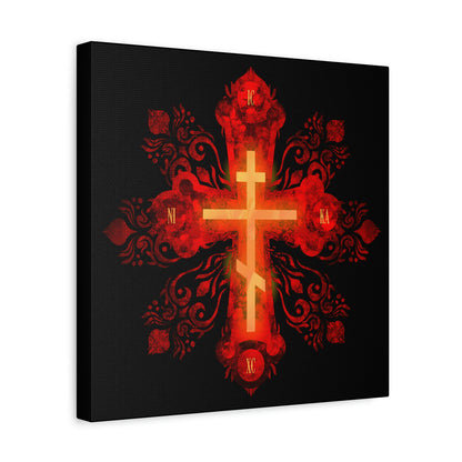 Art Cross: Russian Animation Style No. 1 | Orthodox Christian Canvas Art