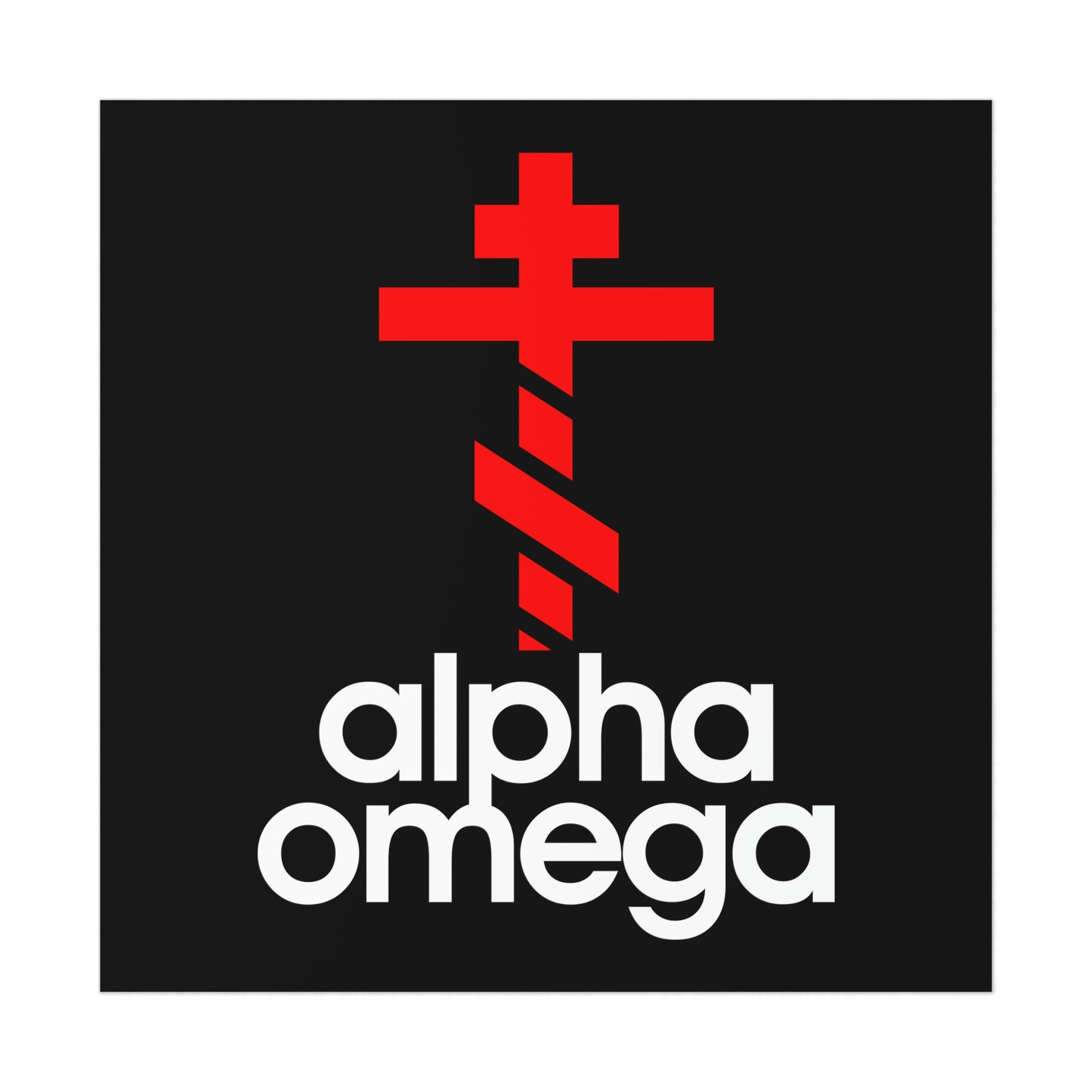 Alpha & Omega No. 1 | Orthodox Christian Art Poster