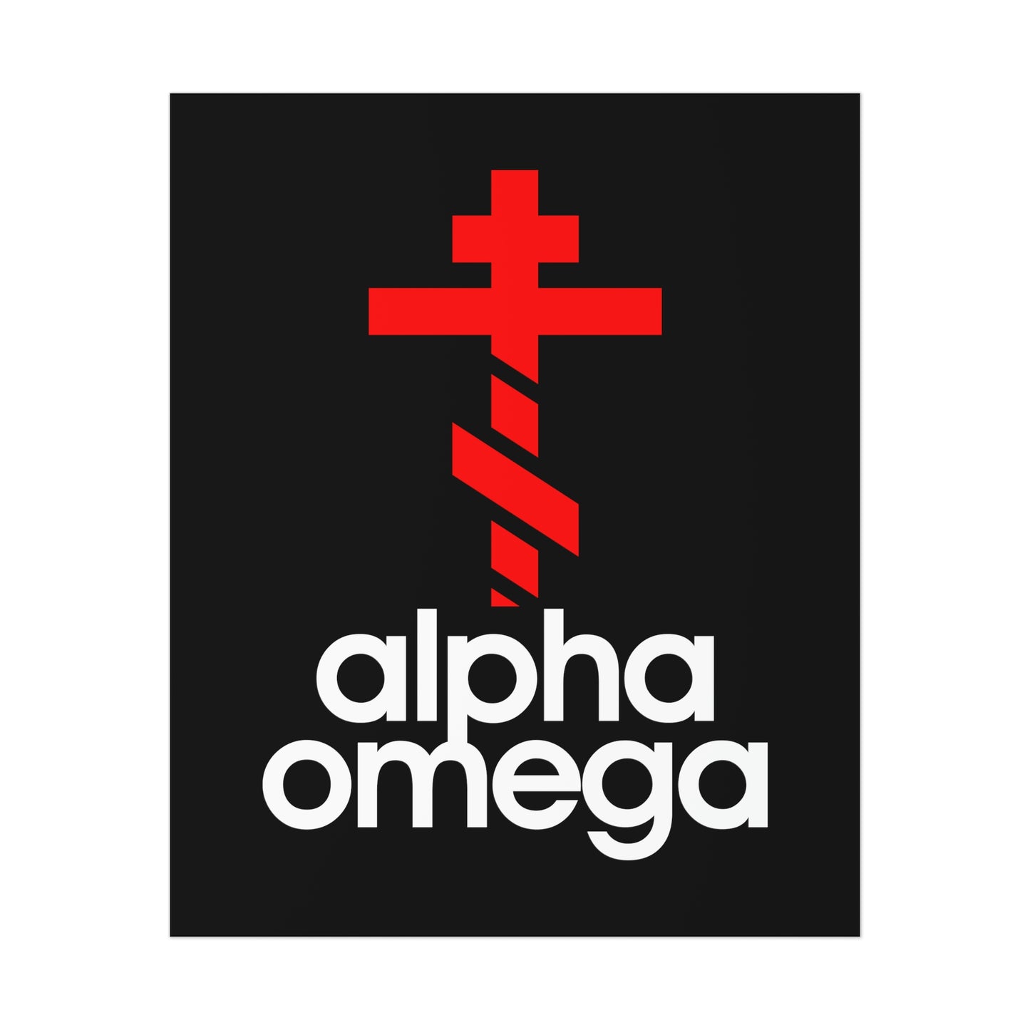 Alpha & Omega No. 1 | Orthodox Christian Art Poster