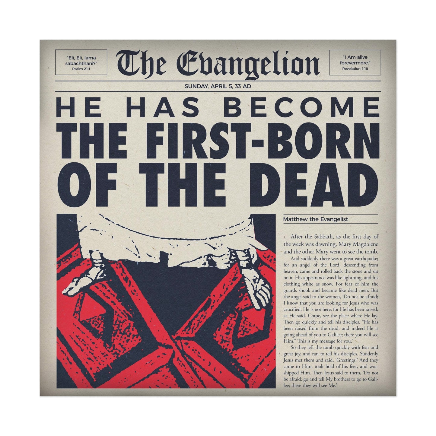 First-Born of the Dead No. 3 | Orthodox Christian Art Poster