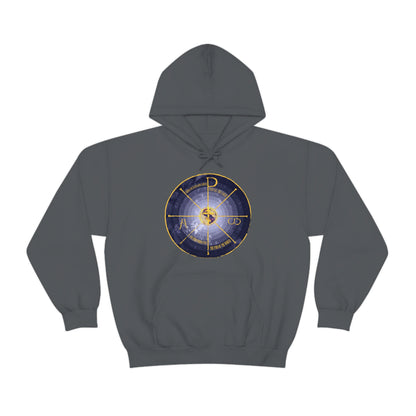 Geocentric Cross & Chi Rho No. 1 | Orthodox Christian Hoodie / Hooded Sweatshirt