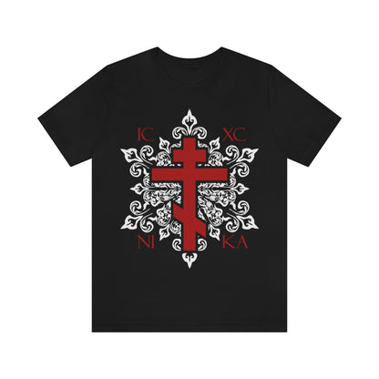 IC XC / NIKA Ornate Cross Design No. 1 Orthodox Christian T-Shirt