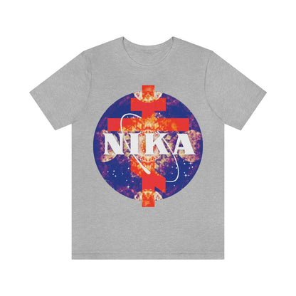 NASA / NIKA Logo Mashup Design No. 2 | Orthodox Christian T-Shirt