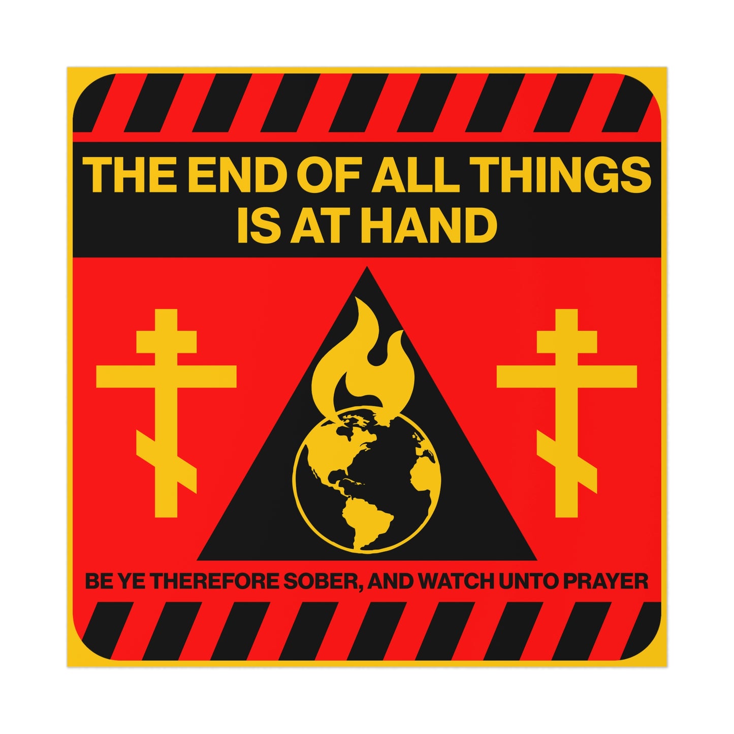 The End of All Things No.3 | Orthodox Christian Art Poster