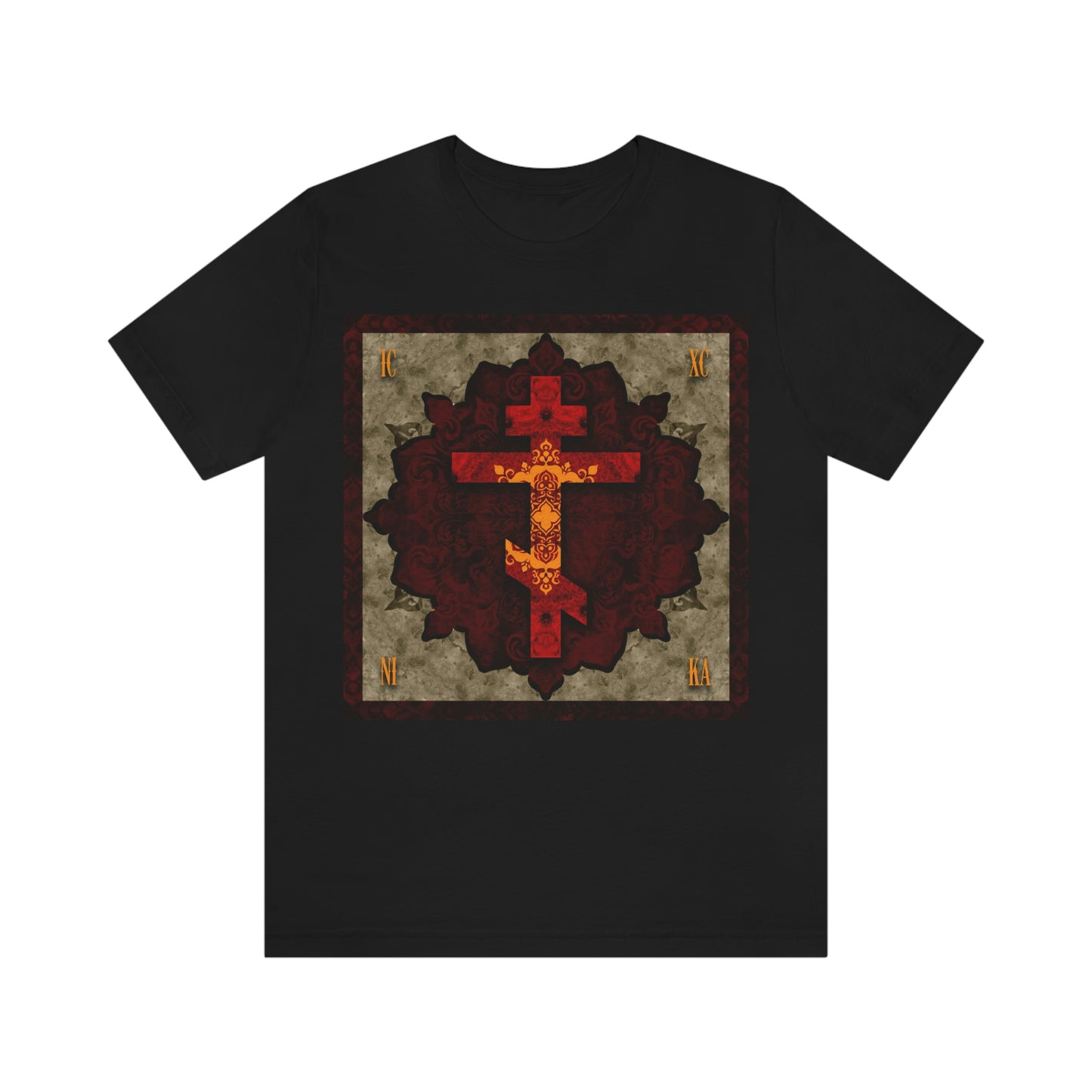 Art Cross: Ætheric Rose Window Cross Design No. 30 | Orthodox Cross