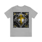 Art Cross: Ætheric Rose Window Cross Design No. 18 | Orthodox Christian T-Shirt