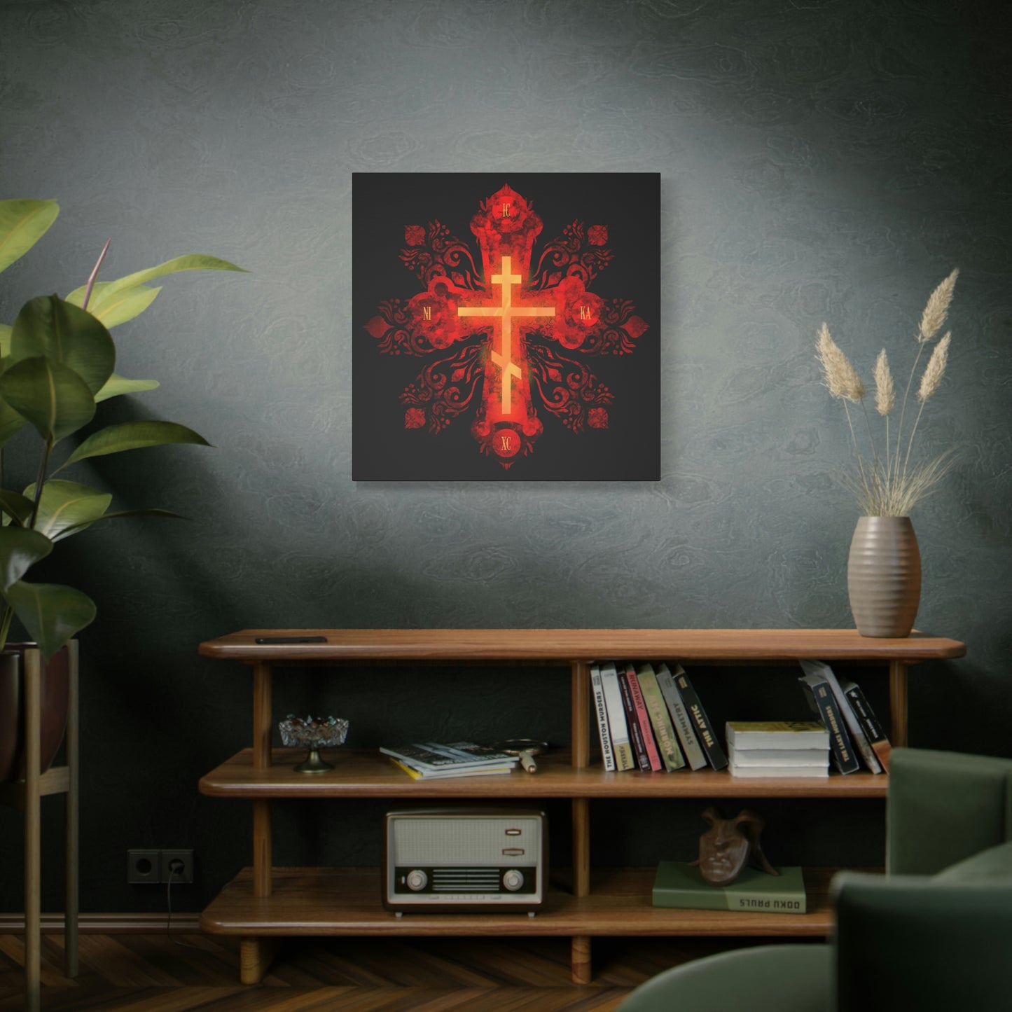 Art Cross: Russian Animation Style No. 1 | Orthodox Christian Canvas Art