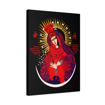 Our Lady the Gate of Dawn No. 1 | Canvas Icono-Graphic | Orthodox Christian Art