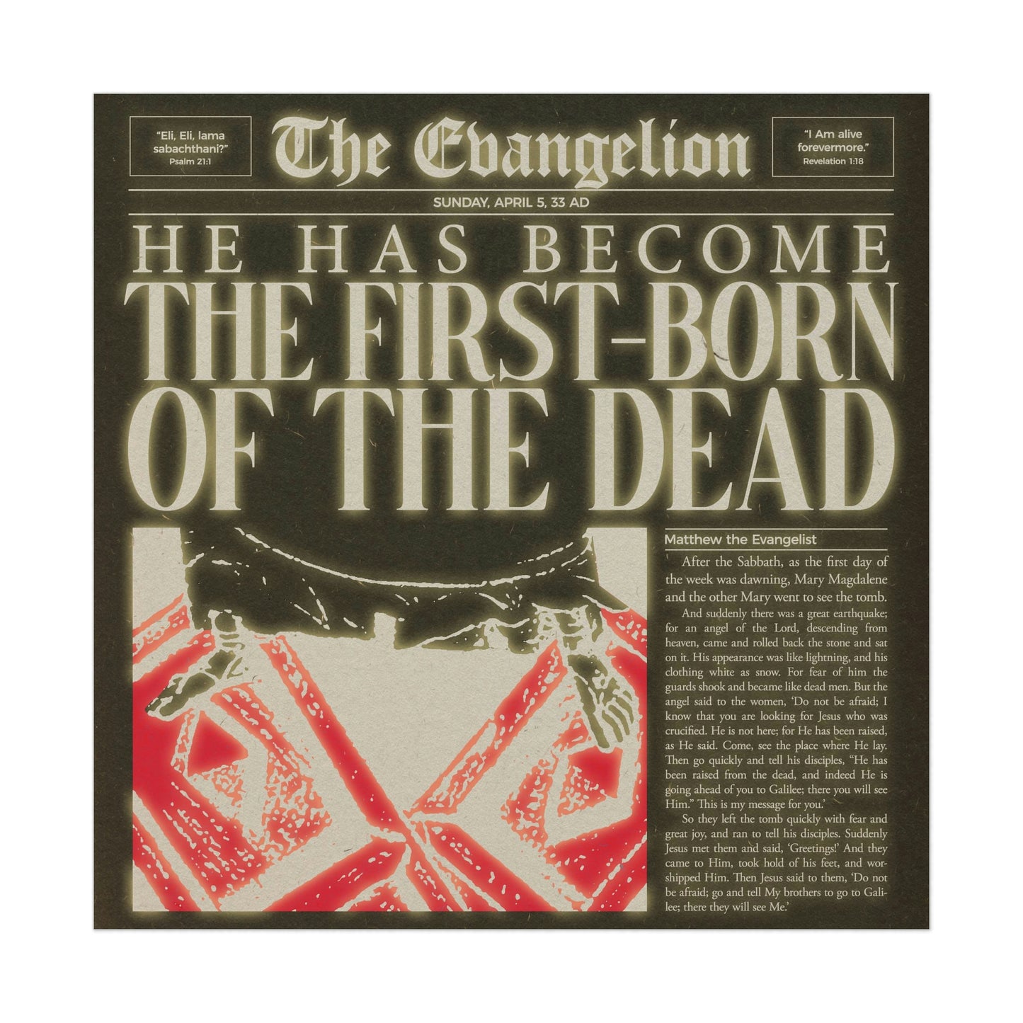First-Born of the Dead No. 4 | Orthodox Christian Art Poster